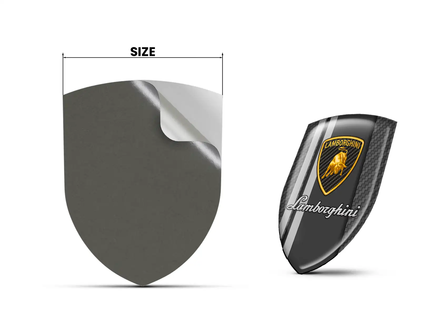 Lamborghini Impression Autocollants Haut de Gamme Pro Minimal